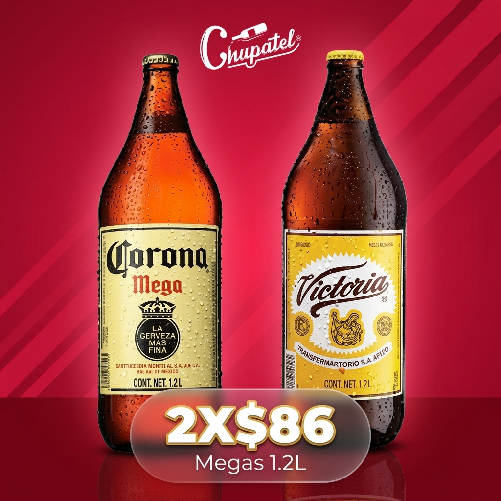 PROMO MEGAS 1.2L 2X$86 a domicilio en León Gto.