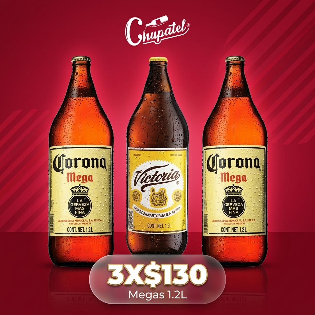 PROMO MEGAS 1.2L 3X$130 a domicilio en León Gto.